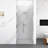 Frameless Circular Pivot Shower Door, Chrome, 34 In. W X 72 In. H, 1/4 In. Clear Tempered Glass | Gift Idea-124319202