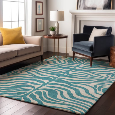 Tapis à imprimé animal de qualité supérieure lavable à la machine Kian AMF1042