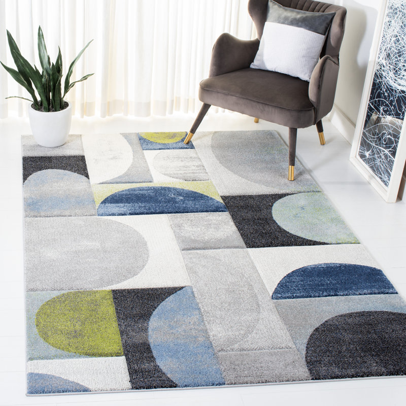 Almodovar Performance Abstract Rug, Rectangle 8' x 10'