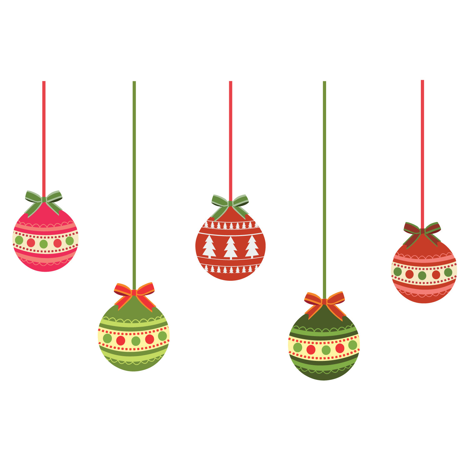 Christmas bauble stickers Clearance