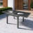 Extendable Rectangular Glass Outdoor Dining Table-2012867326