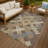 Machine Washable Indoor/Outdoor Chantille ACN2452 Geometric Rug-512766030-512766017