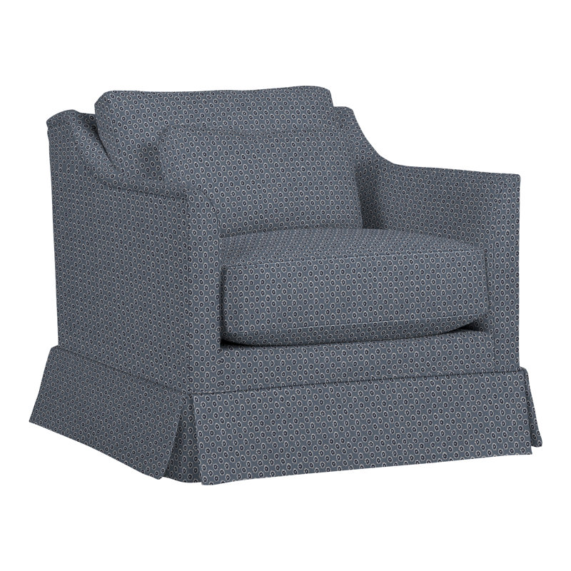 Chaise Newlin 33,5 po Newlin, Perigold ‑ élévation indigo