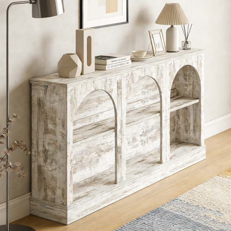 Wooden Console Table Sofa Table Behind Couch