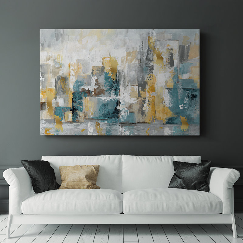 City Views I -Gallery Wraraped Cavas, H 12 po x l 18 po