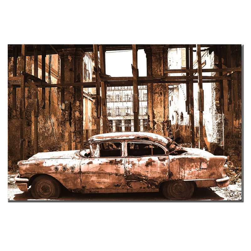 Old Times Fine Art Transportation Canvas Print