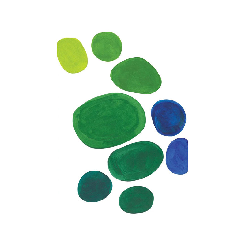 Minimal Pond Pebbles - Painting on Canvas, Wrapped Canvas, 101.6 cm H x 66.04 cm W x 1.91 cm D