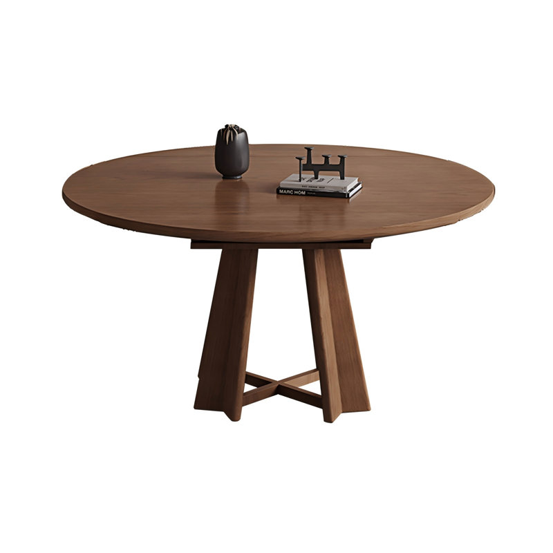 Solid Wood Ash brown Dining Table, 29.53"H x 53.15"L x 31.5"W