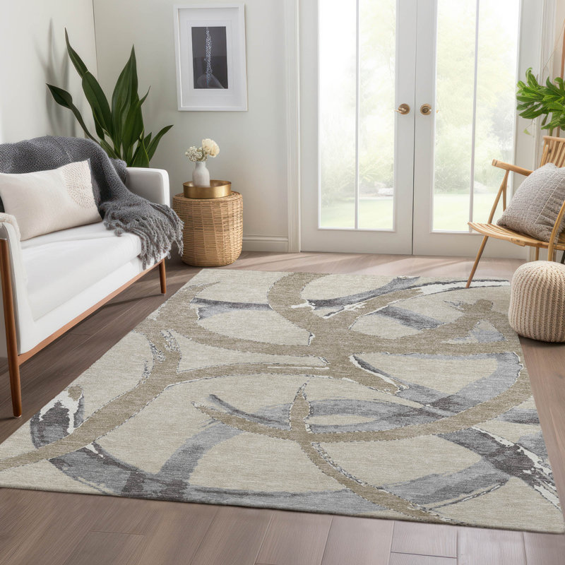 Tapis lavable à la machine de qualité supérieure Mayfield AMF1022, Rectangle 9 pi x 12 pi