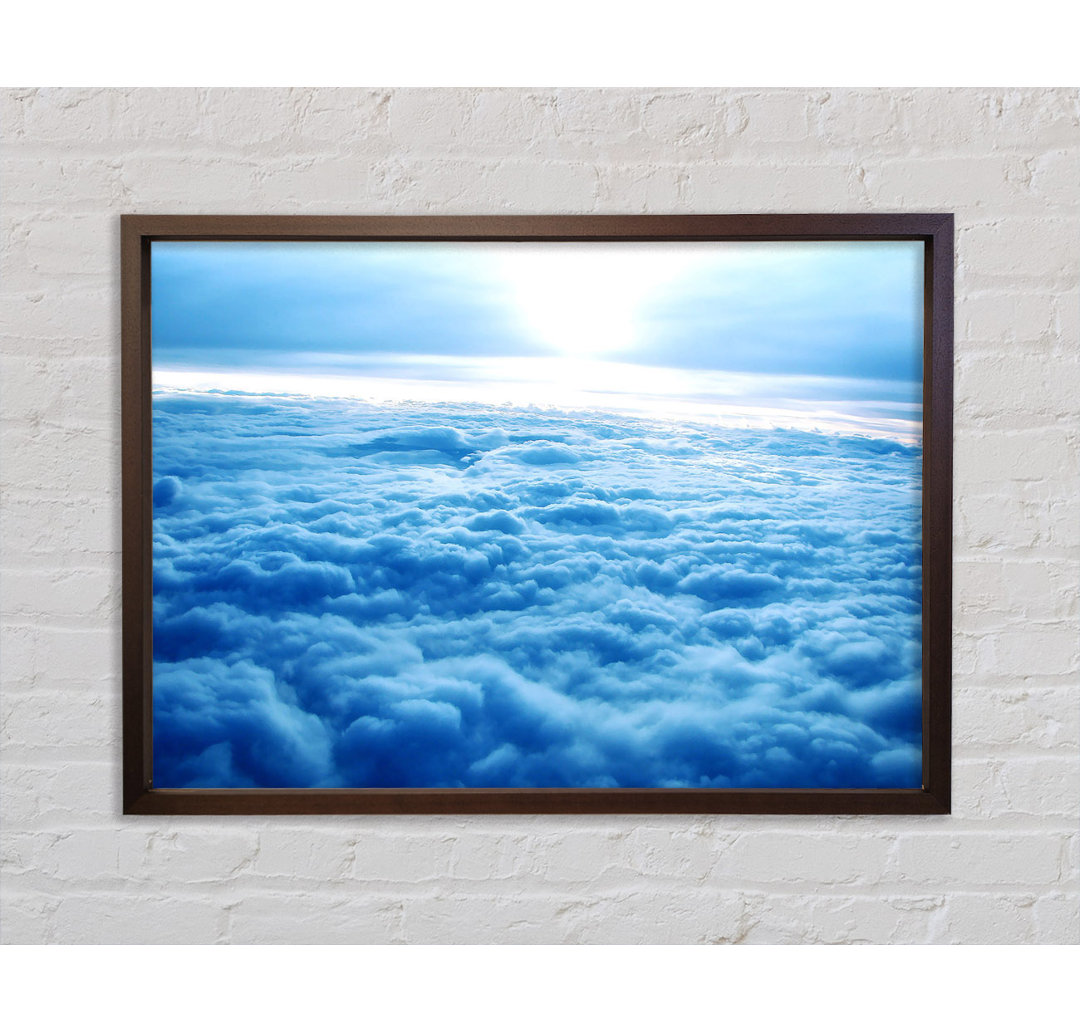 Above The Clouds - Einzelner Bilderrahmen Kunstdrucke auf Leinwand