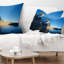 Coussin lombaire paysage de montagnes seascape payrenees