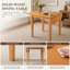 Ensembles de table de salle à manger extensible à abattants (doit inclure à la fois la table et la chaise), petite cuisine moderne en bois aggloméré