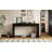 Rustic Farmhouse Style Curved Console Table With Storage And Drawers, Ideal For Entryway, Hallway And Living Room Decor-1630318565