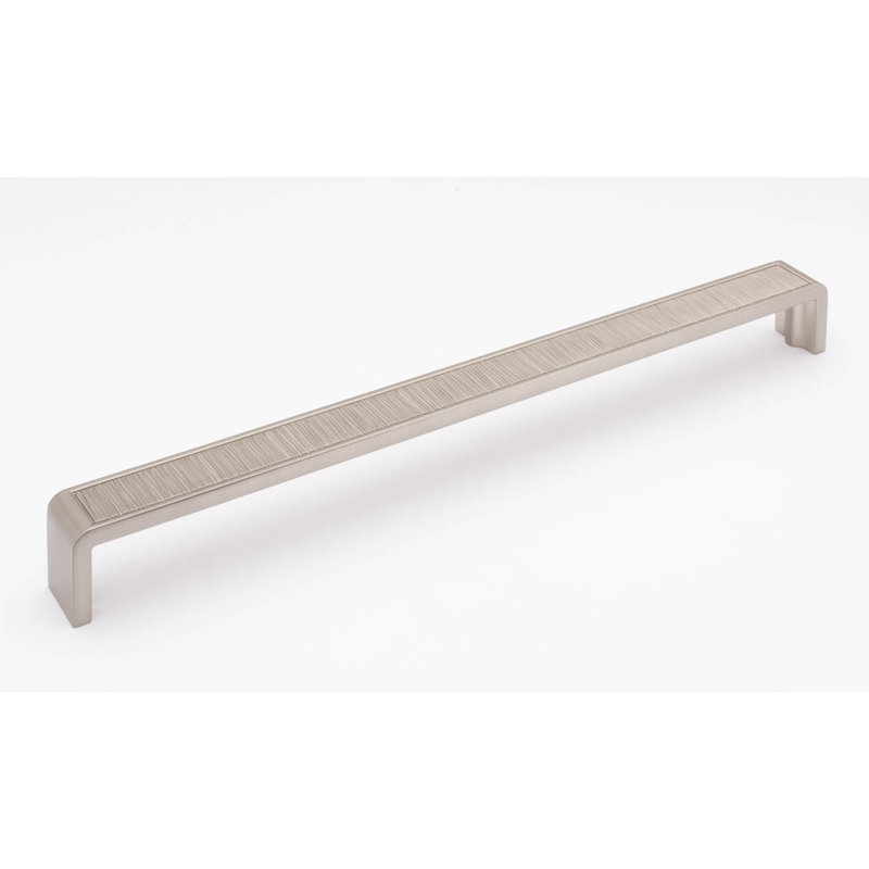 Brushed 12" Center to Center Bar Pull, Satin Nickel, 12"