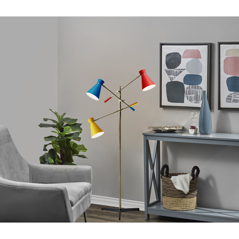 Keane 71'' Black Cast Iron Tree Floor Lamp