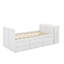 Lit plateforme simple en bois avec bureau et tablette de rangement-1408849612