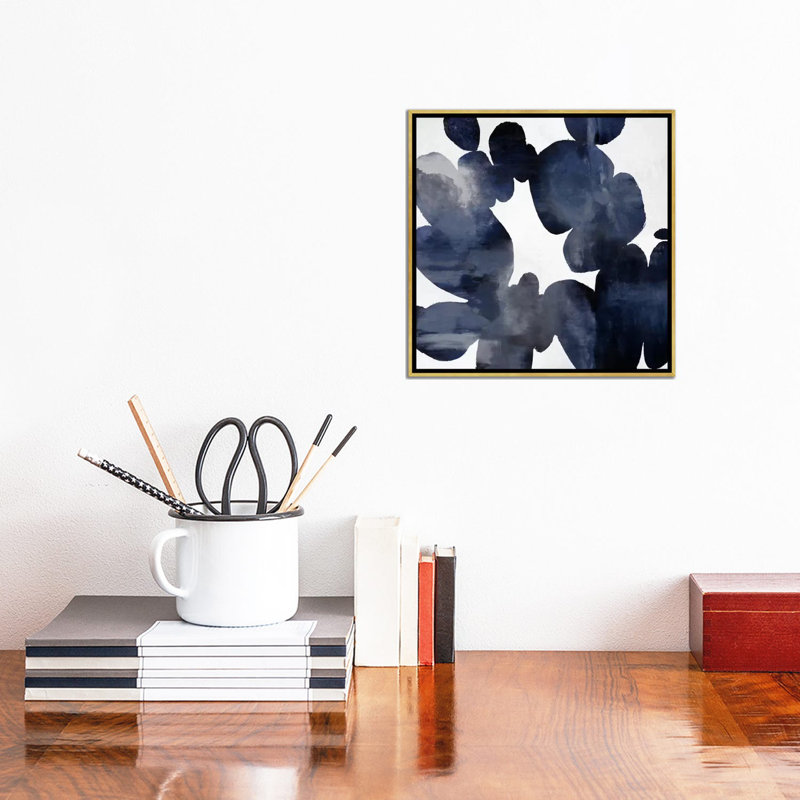 « enigmatic ii », reproduction d’art sur toile, H 12 po x l 12 po x P 1,5 po, Cadre doré