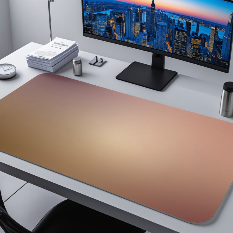 Polyester Desk Pad, 31.5x15.5