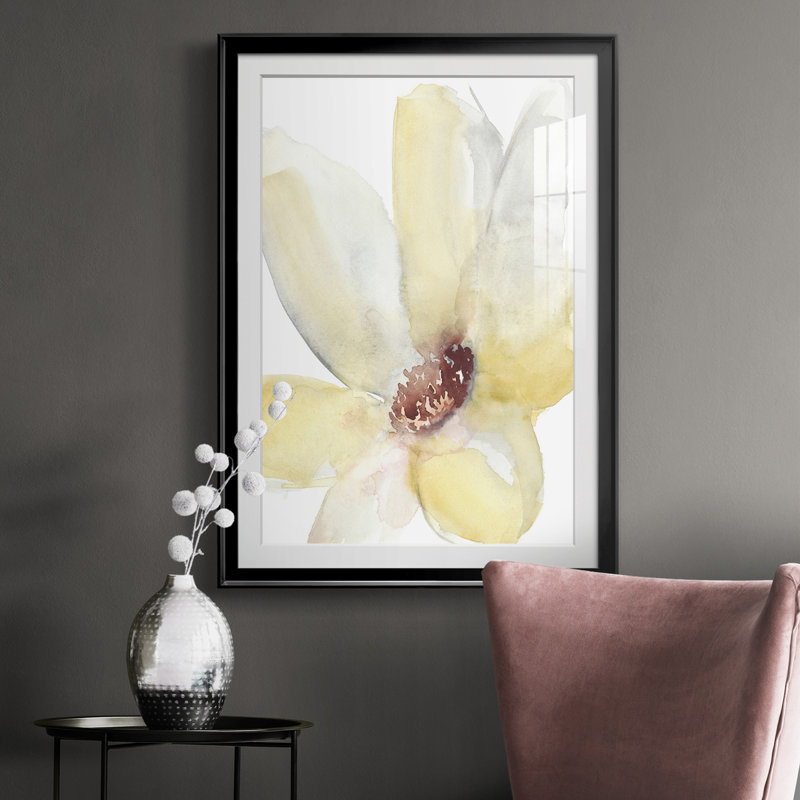 Lush Flower II - reproduction de cadre photo, Noir, H 24,5 po x l 18,5 po x P 1 po