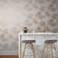 Lotus Floral Metallic Wallpaper Double Roll-325216152