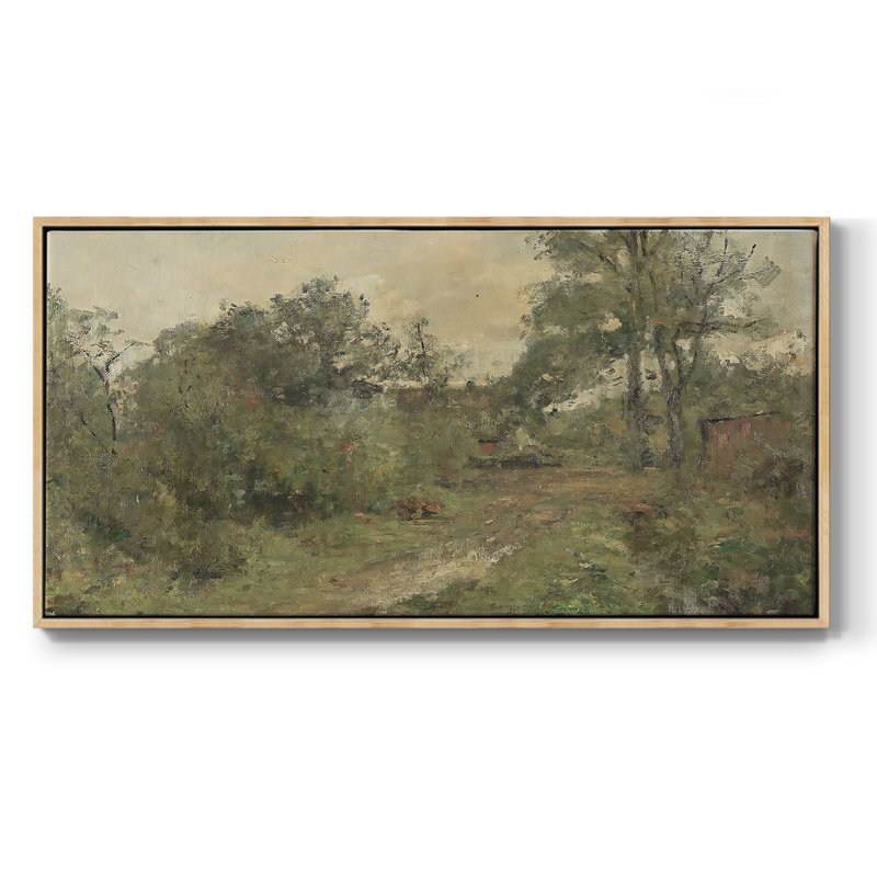 Paysage, série DC DCX, toile tendue avec châssis, prête à être accrochée, H 17 po x l 33 po, Naturel