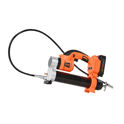 Cordless Grease Gun, 8000 PSI Max Pressure, 20V Electric Grease Gun with 2.0 Ah Battery and LED Light, 30-inch Long Hose and Carrying Case, Variable Speed Triggers, Vehicles or Machines Greasing