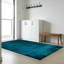 Tapis d'intérieur bleu marine lavable uni antidérapant-286168009