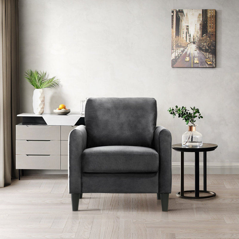 Lidio large, Velours gris