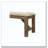 Raven Wood Fabric Upholstered Dining Bench