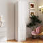Armoire de cuisine, blanc, autoportante, tablettes, côté, tablettes réglables, portes et rangement pour plusieurs pièces