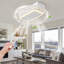 Ventilateur de plafond en fer blanc pour la chambre à coucher et le salon avec télécommande et débit d'air saisonnier