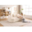 Causeuse de canapé incurvée moderne incurvée Curved