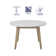 Mairenn 48" Round Solid Marble Top Dining Table