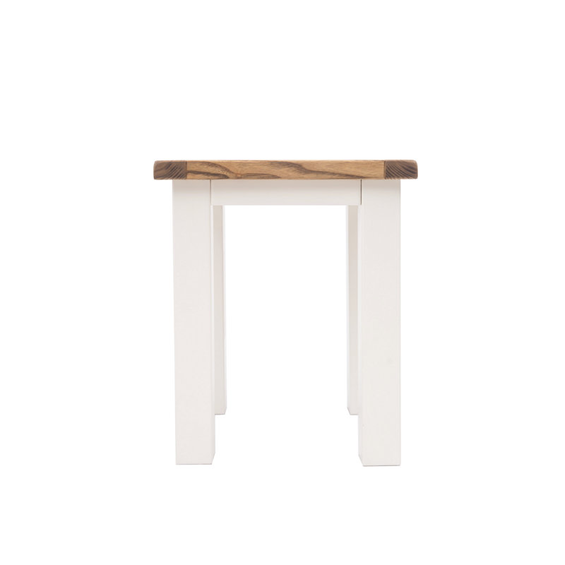 Pompey End Table, Waxed Oak