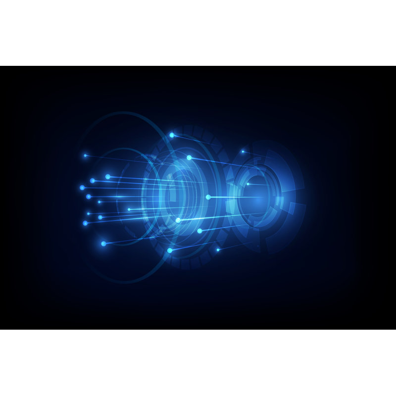 Telecommunication Concept - Wrapped Canvas Print, 30cm H x 46cm W x 3.8cm D