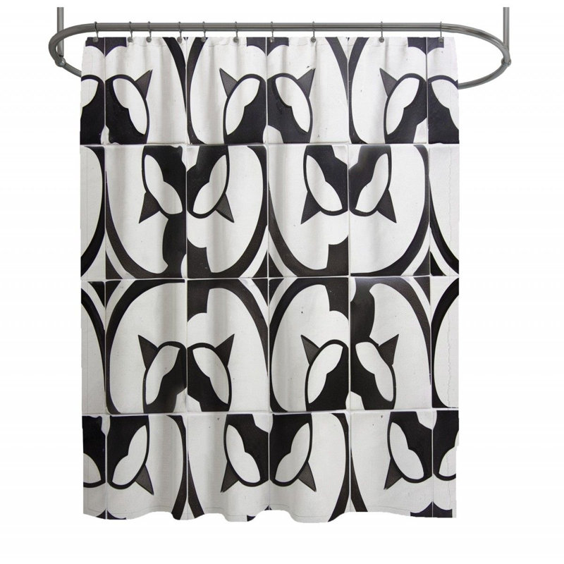 Jiahao Shower Curtain, 73"H x 70"W