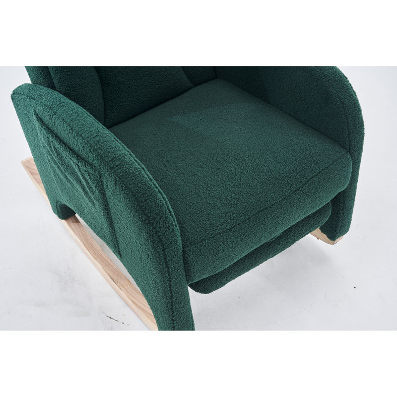 Chaise berçante Teddy, Vert