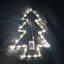 34 x 50cm Christmas Tree Silhouette LED Hemp Rope Light Decoration, Warm White, Battery Operated, for Indoor and Outdoor Display