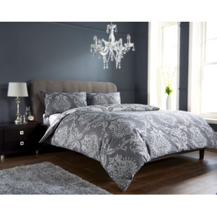 Polyester No Pattern Duvet Cover Set with Pillowcases