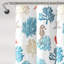 Coastal Reef Feather Single Shower Curtain