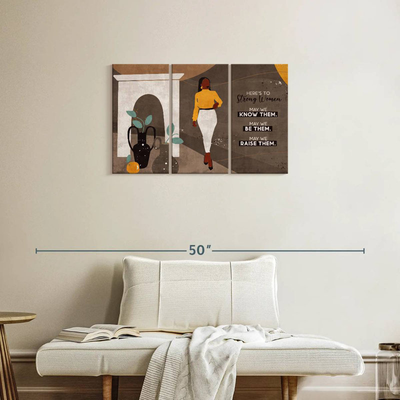 Strong Women Quote, 20" H x 33" W