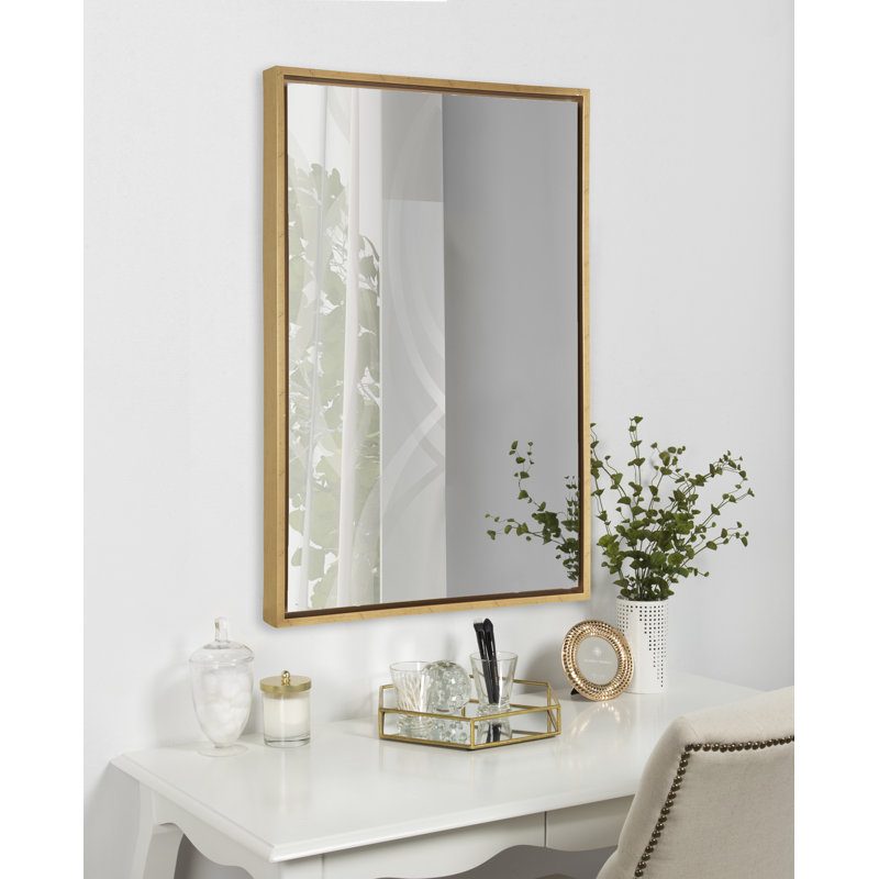 Abhilash Engineered Wood Flat Mirror, 36" x 24"