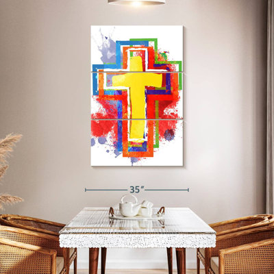 Croix multicolore Adella