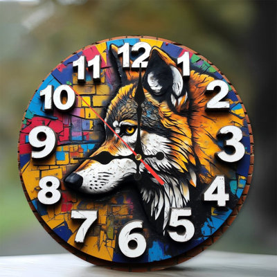Horloge loup