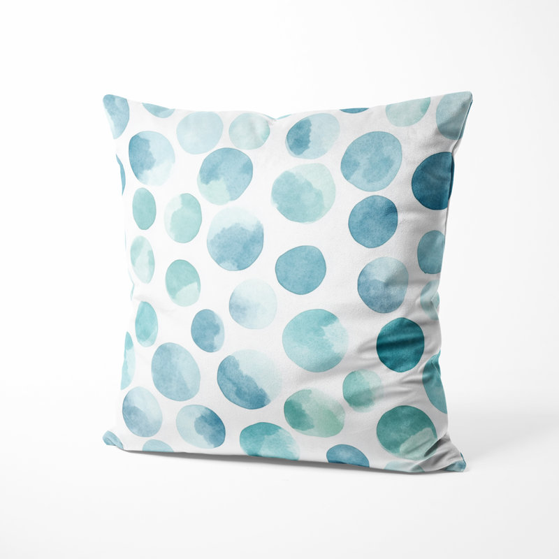 Coussin décoratif à motif géométrique formes géométriques Breeze, H 20 po x l 20 po