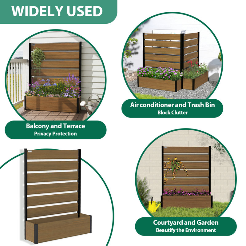 Planter Box with Trellis - Vertical Garden Bed