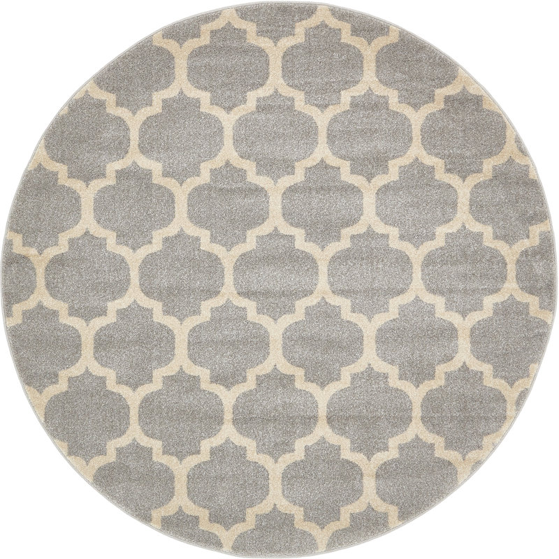 Molly Geometric Indoor Rug, Round 6'1"