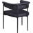 Malin Vegan Leather Arm Chair Dining Chair-474285634