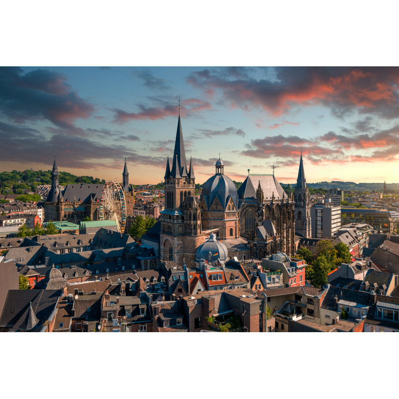 Aachen Cathedral, Germany by Jotily - Wrapped Canvas Print, 20cm H x 30cm W