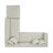 Kayelle Upholstered L-Shaped Sectional Reversible